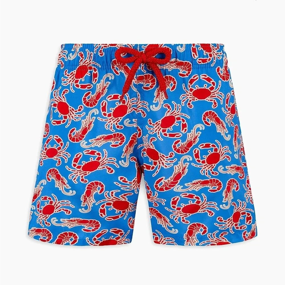 Vilebrequin Swim Trunks Boys 4 4T Crab ‘N’ Shrimp Bathing Suit Summer Beach Pool